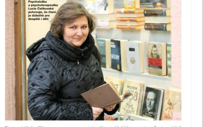 Rozhovor Lucie Čelikovské pro týdeník Květy na téma čtenářství